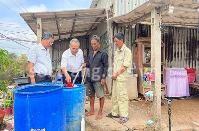 Sóc Trăng nỗ lực đáp ứng nhu cầu nước sạch sinh hoạt trong điều kiện hạn, mặn